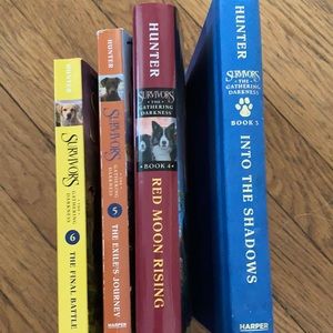 Repost - Books 3-6 of The Gathering Darkness by Erin Hunter